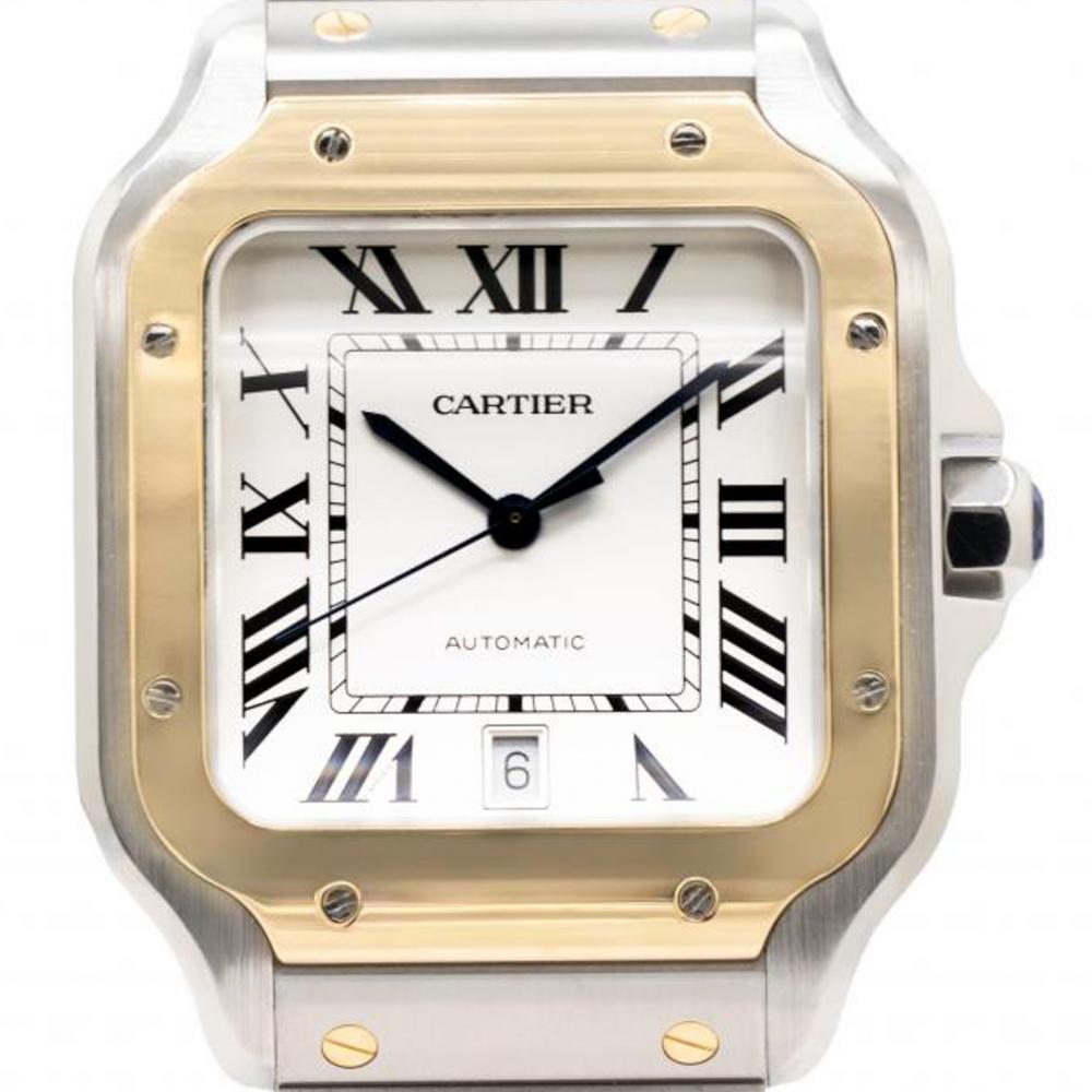Cartier Santos Large 39.8MM W2SA0006 Two-Tone Watch